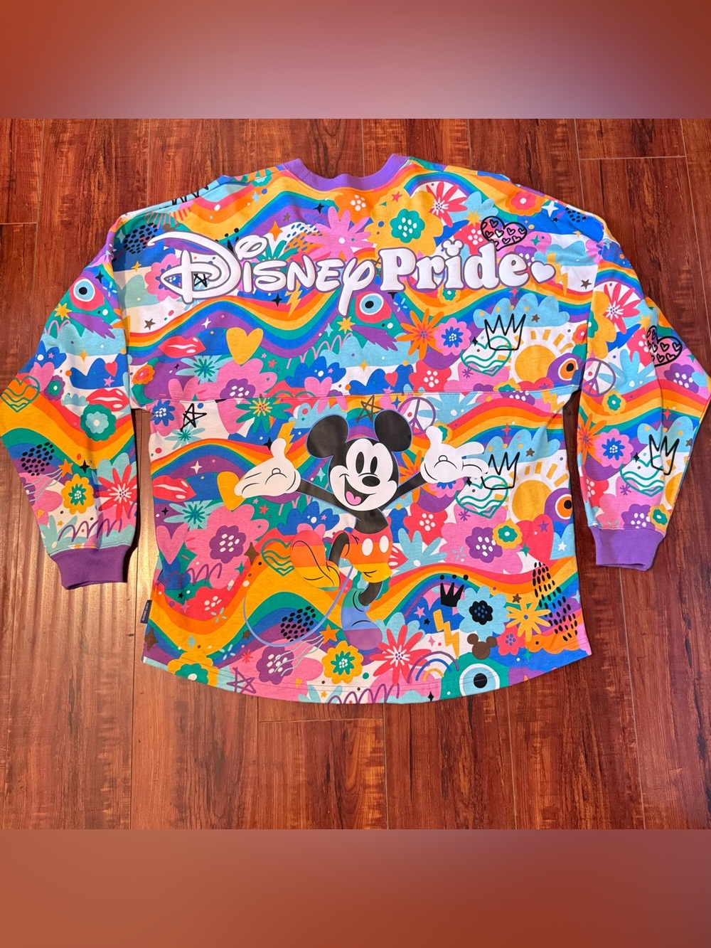 Disney Pride Mickey Mouse Spirit Jersey Collection Adult Unisex Size M Read Info